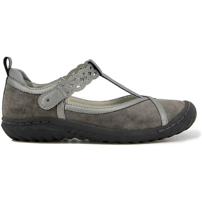 Women's Buttercup Flat Shoes - Wide Width In Grey/grey