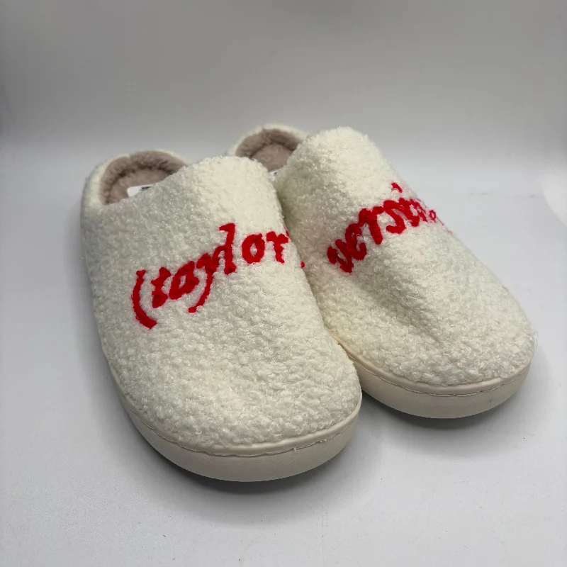 Slippers By taylor’s version In White