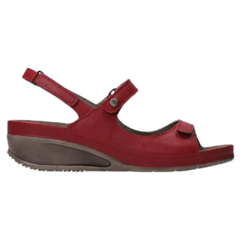 Wolky Pica Biocare Red Sandal (Women's)