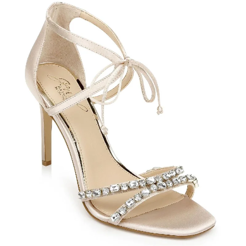 Jewel Badgley Mischka Womens Chandler Dressy Pumps Ankle Strap