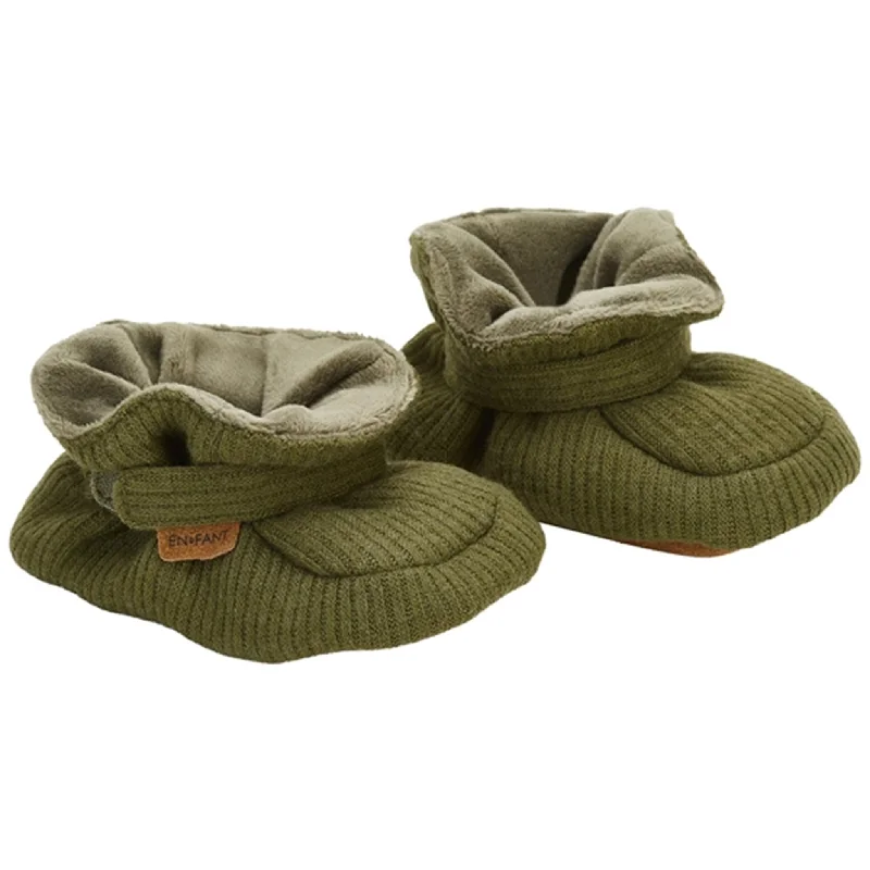 En Fant Baby Slippers Cypress Melange