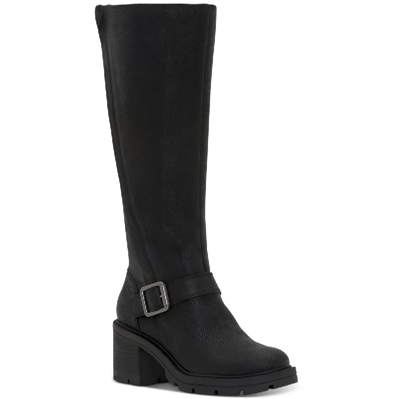 Lucky Brand Womens Scoty  Leather Knee-High Boots