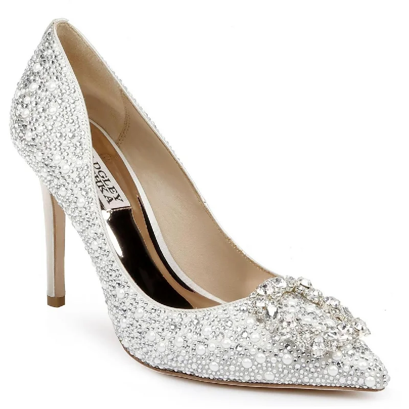 Badgley Mischka Womens Cher II Embellished Pumps