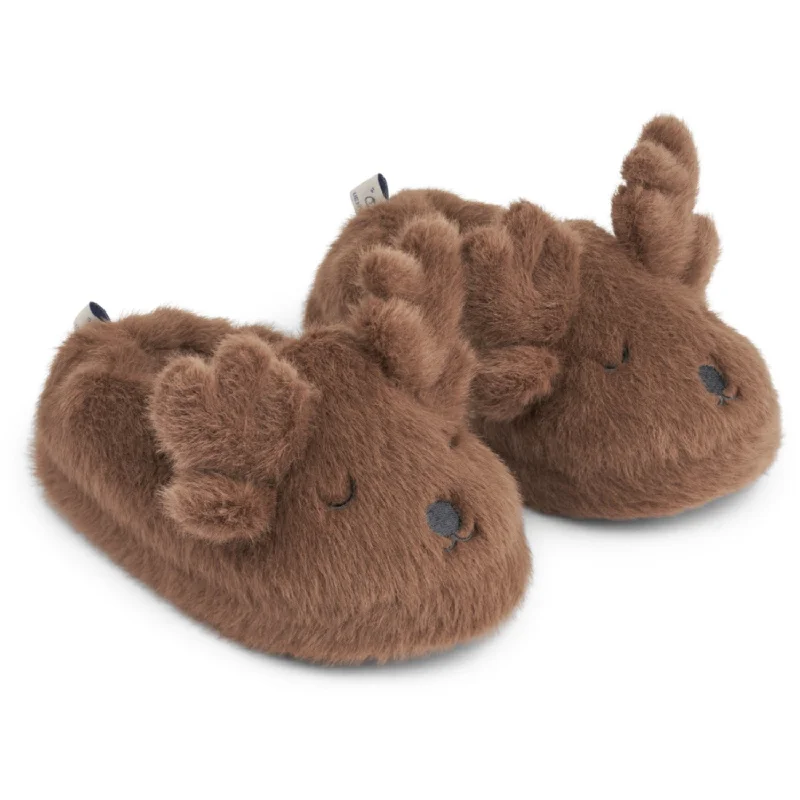 LieWood Pecan Aviaja Reindeer Slippers