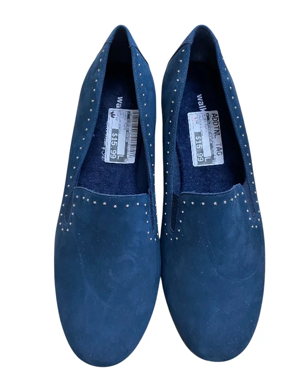 Shoes Flats By Clothes Mentor In Navy, Size: 12