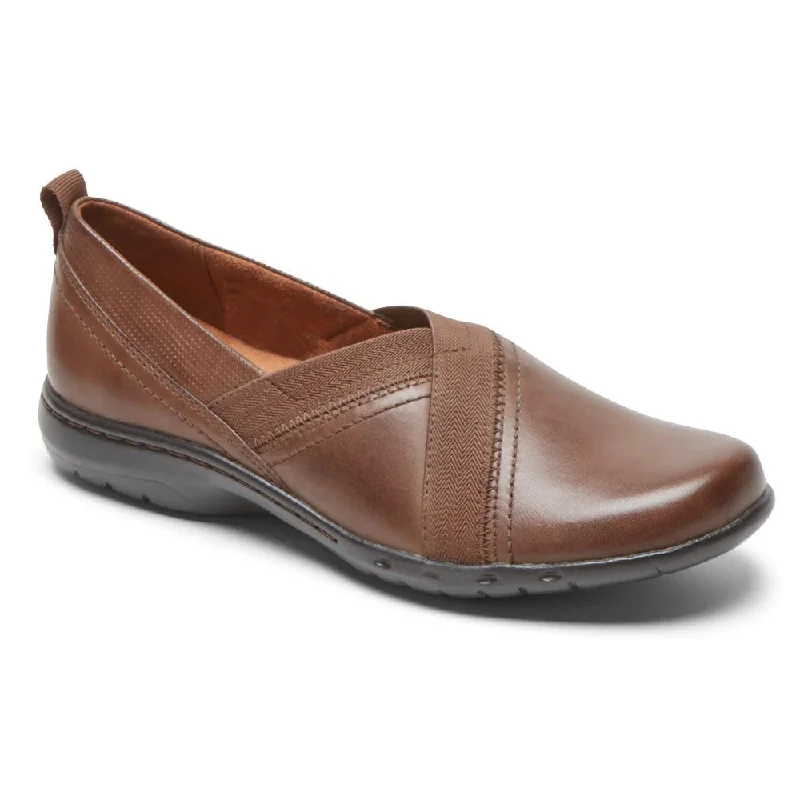 Cobb Hill Penfield Brown Leather Slip-On (Women's)