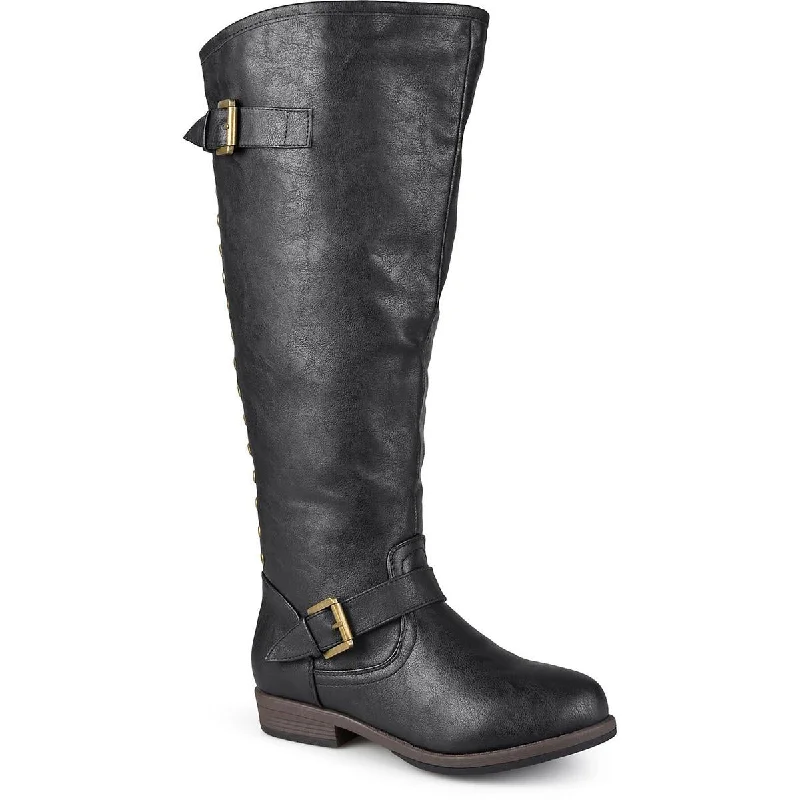 Journee Collection Womens Spokane Tall Round Toe Knee-High Boots