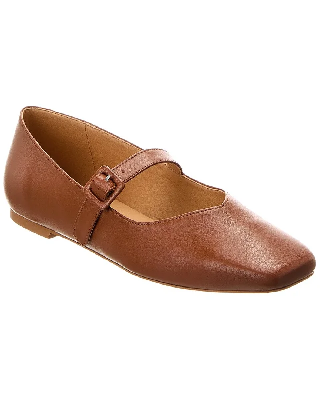 M by Bruno Magli Elissa Leather Flat