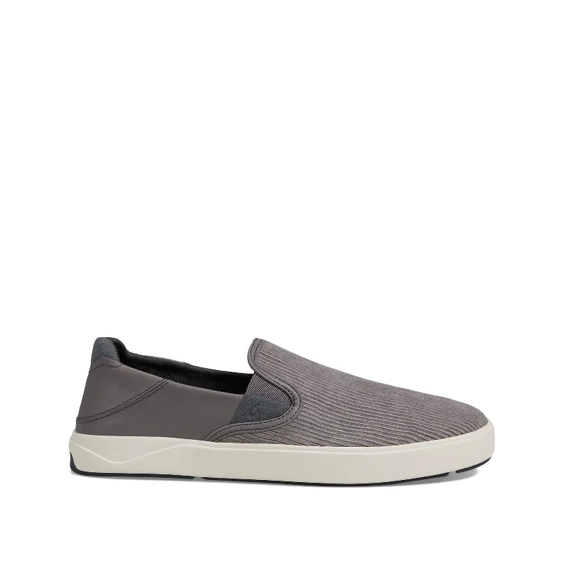 OLUKAI Lae'ahi Kapa Men's Slip On Sneakers Graphite / Dark Shadow