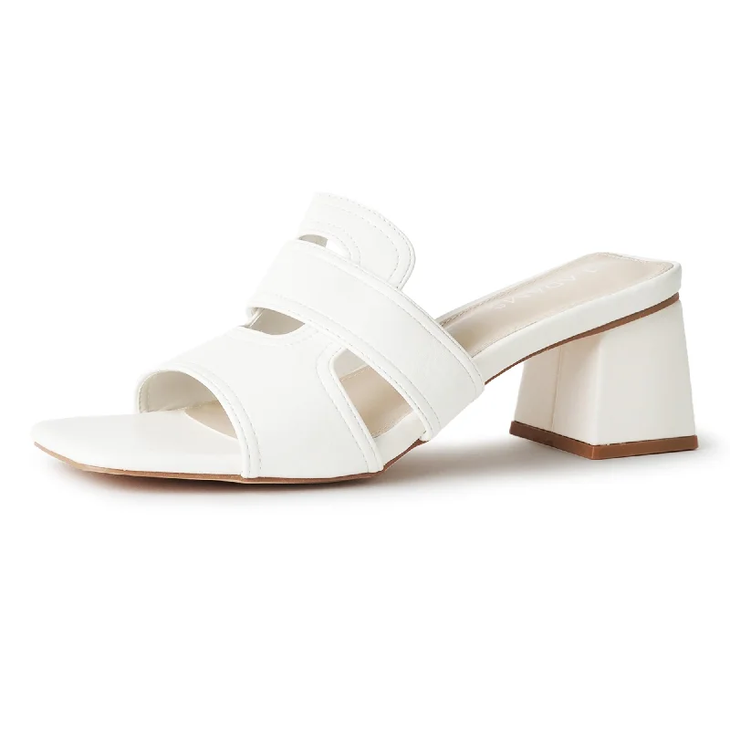 Deborah | White Patent