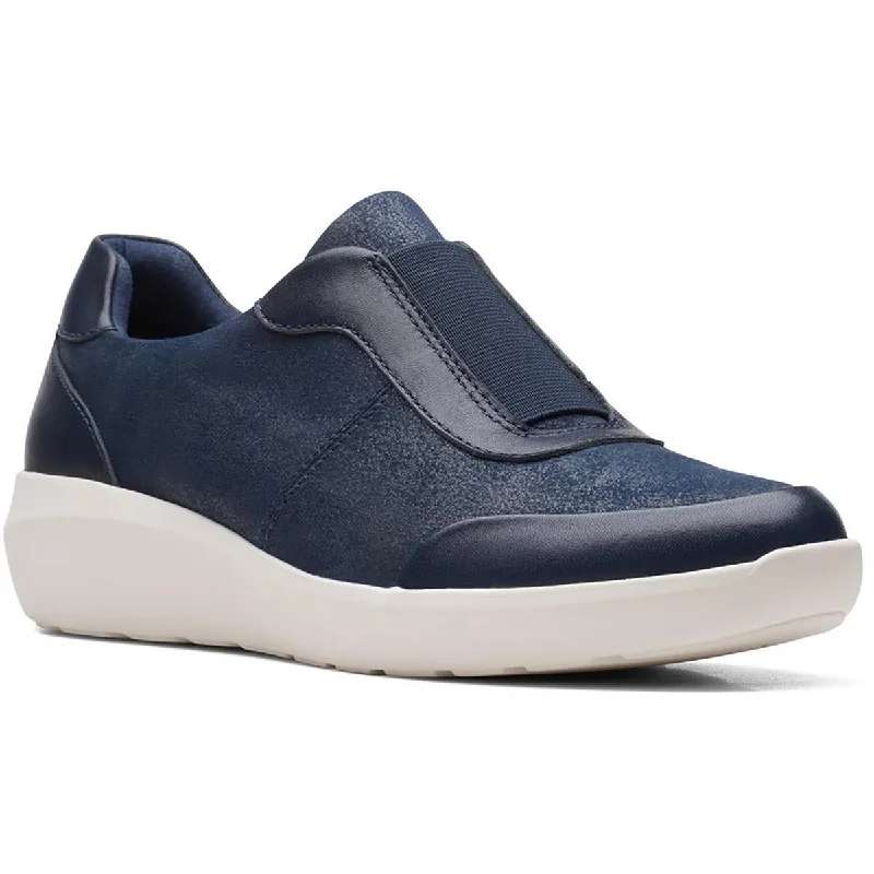 Clarks Womens Kayleigh Peak Leather Laceless Casual And Fashion Sneakers