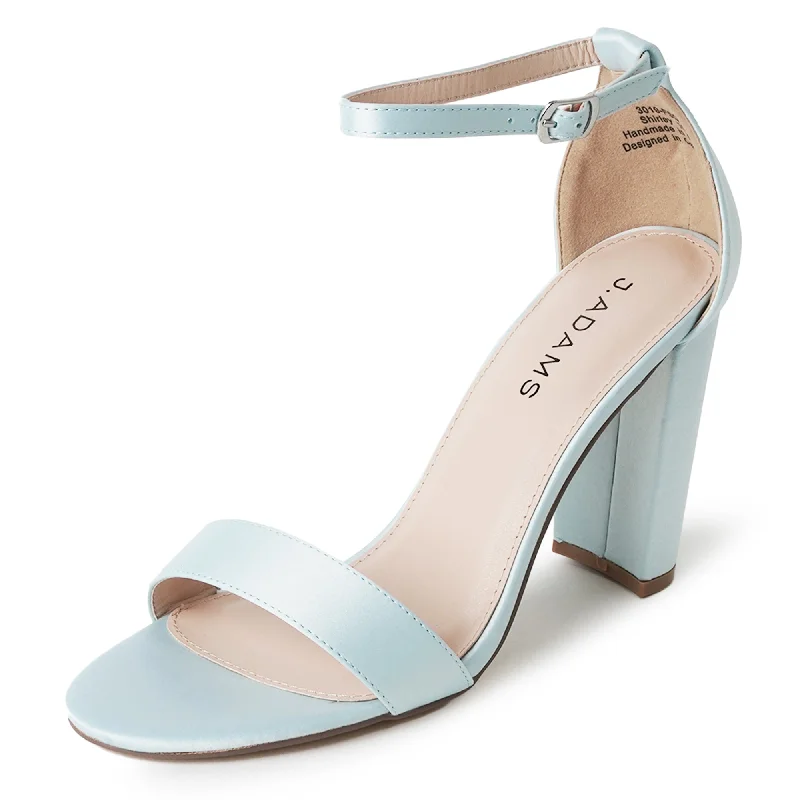 Shirley | Sky Blue Satin