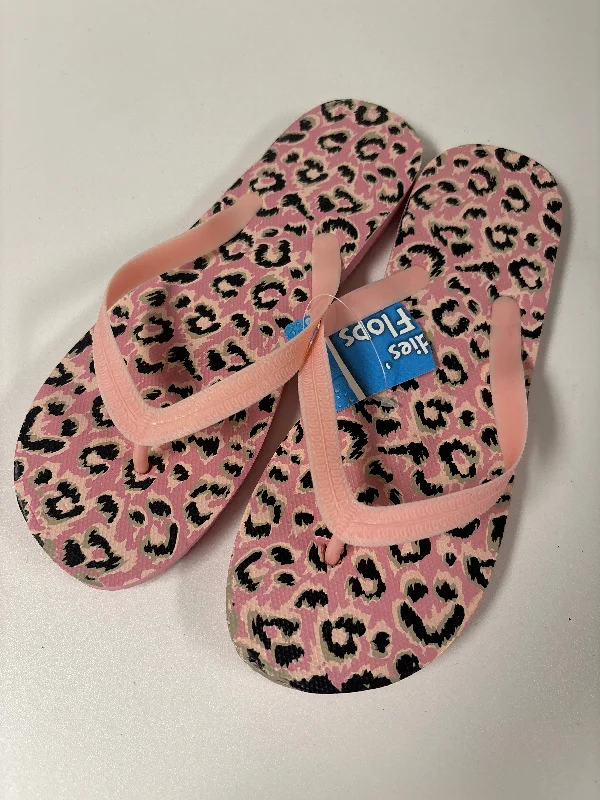 Pink Sandals Flip Flops Clothes Mentor, Size 7