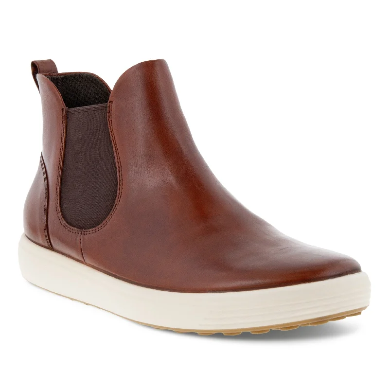 Ecco Soft 7 Chelsea Boot Cognac Women's