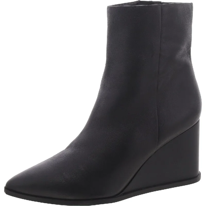 Nordstrom Womens Leather Ankle Wedge Boots