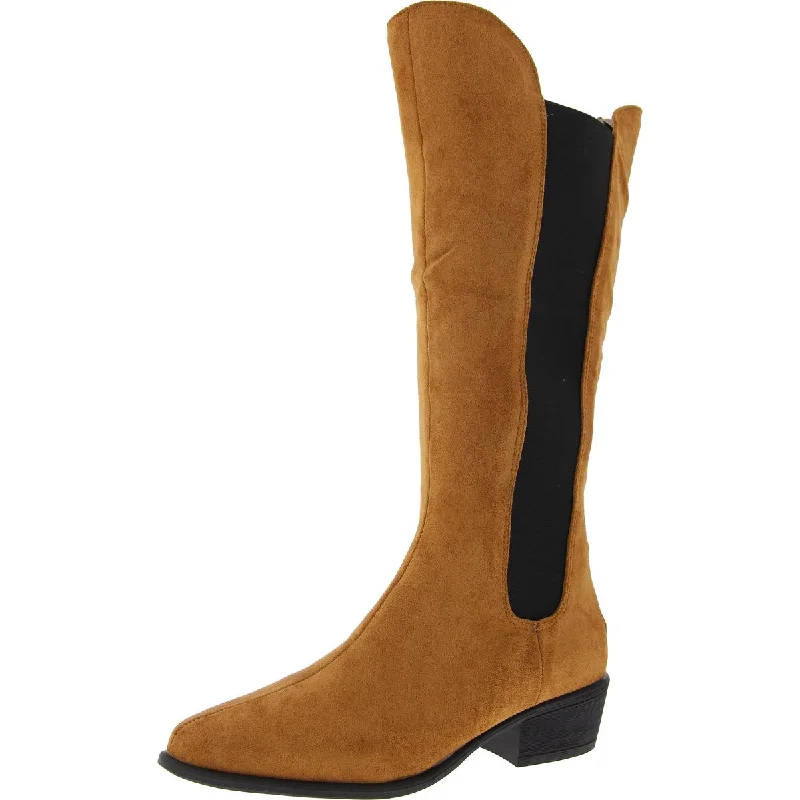 Journee Collection Womens Celesst Tall Almond Toe Over-The-Knee Boots