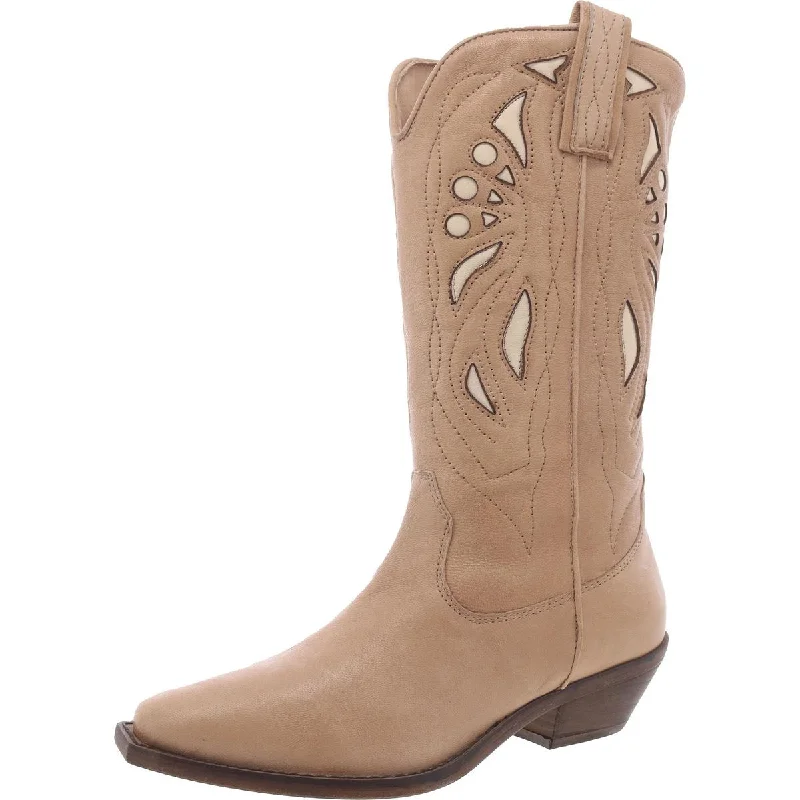 Free People Womens Rancho Mirage Western Leather Cowboy, Western Boots