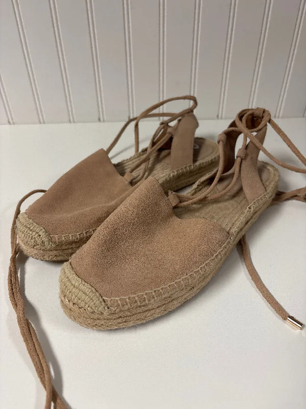 Sandals Designer By Coach In Tan, Size: 9