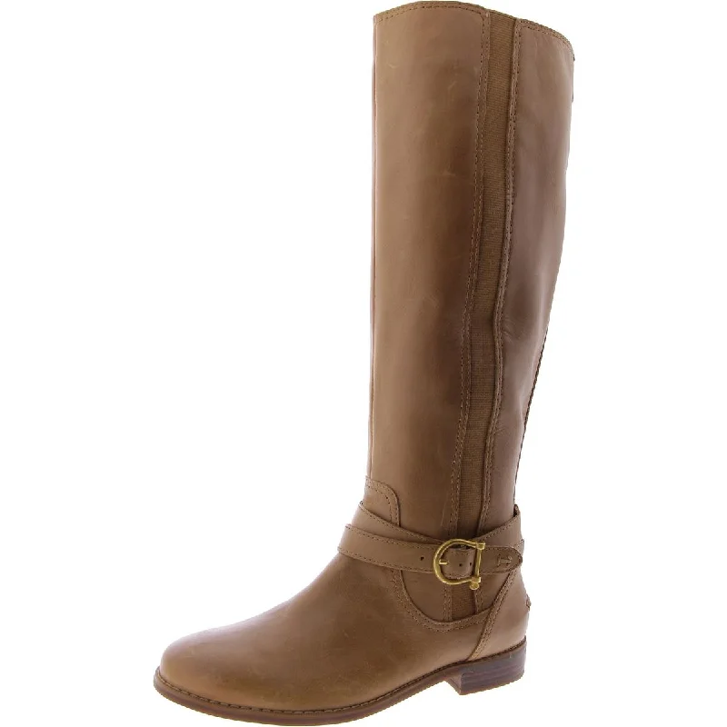 Sperry Womens Leather Zipper Knee-High Boots