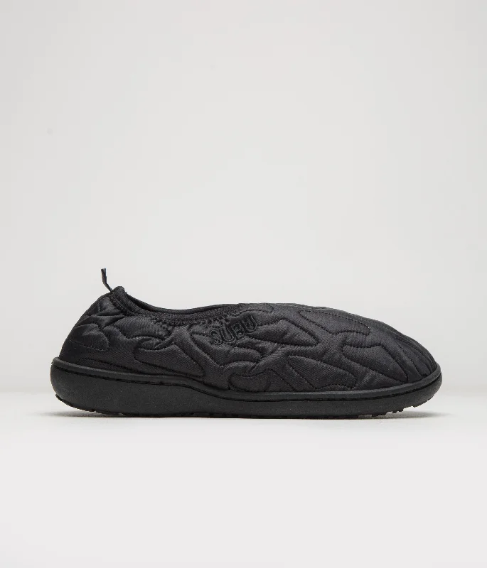 Subu Outline Packable Sandals - Black