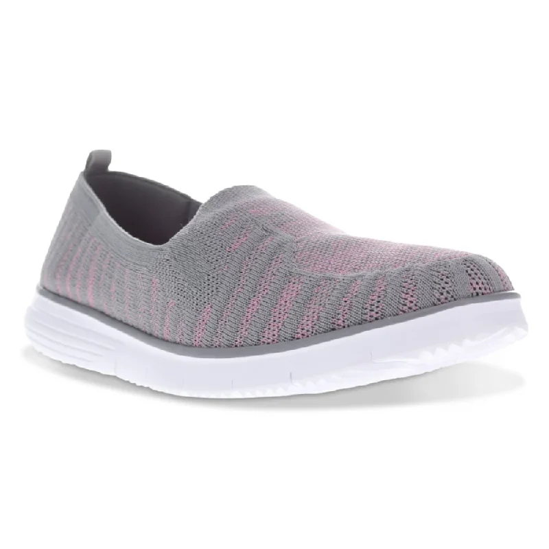 Propet Travelfit Grey/Pink Slip-On (Women's)