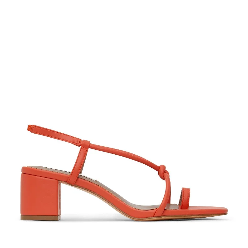 'Amavi' women's vegan heels by Matt and Nat - orange