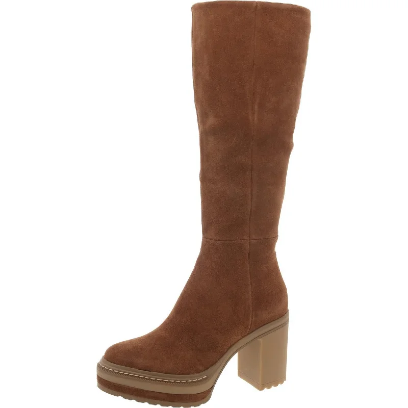 Steve Madden Womens Shiloh Tall Round Toe Knee-High Boots