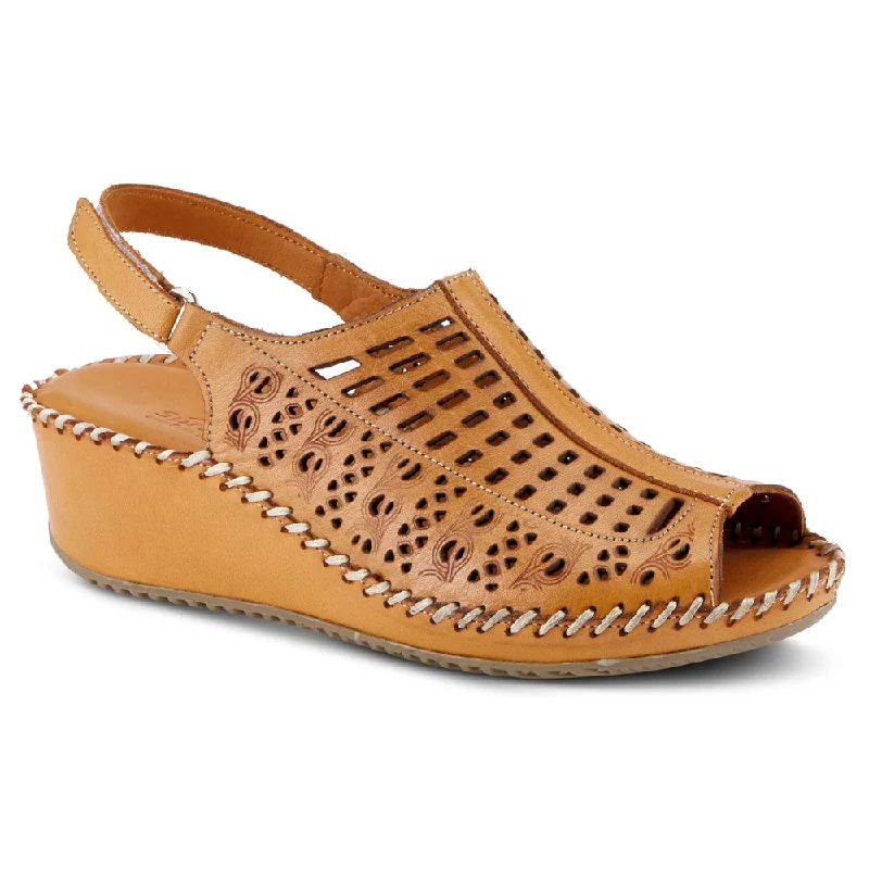 Spring Step Bohemianish Camel Leather Sandal (Women's)