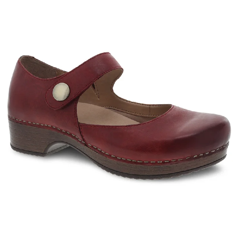 Dansko Beatrice Mary Jane Red Leather (Women's)