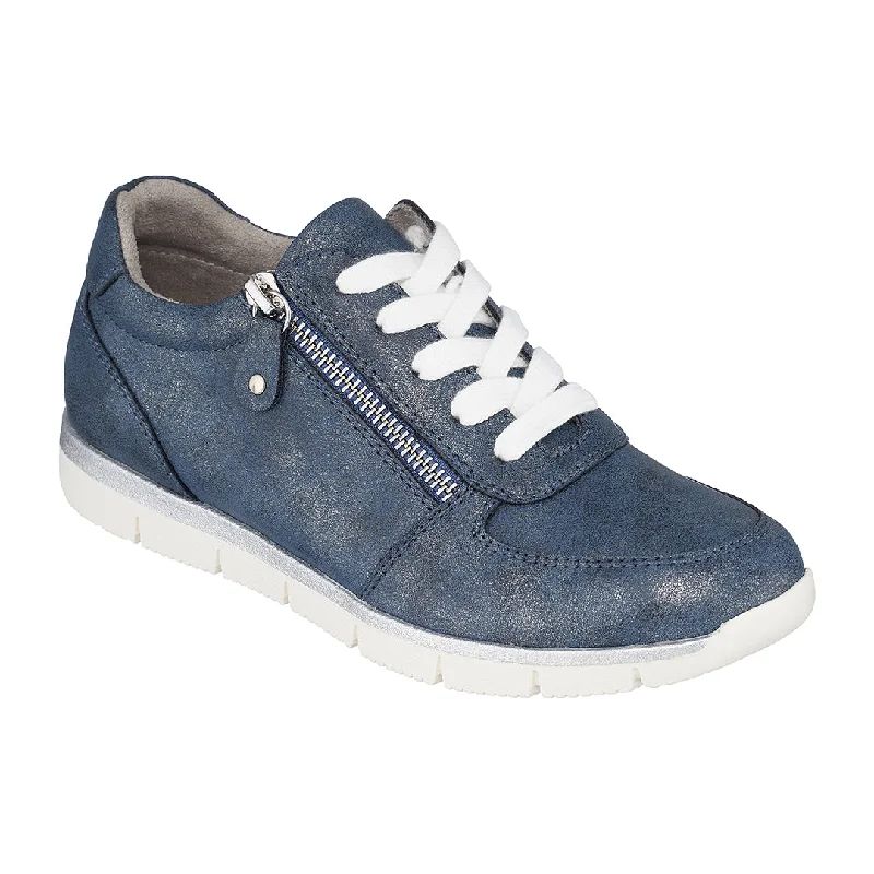 Palmer Navy Print Sneakers