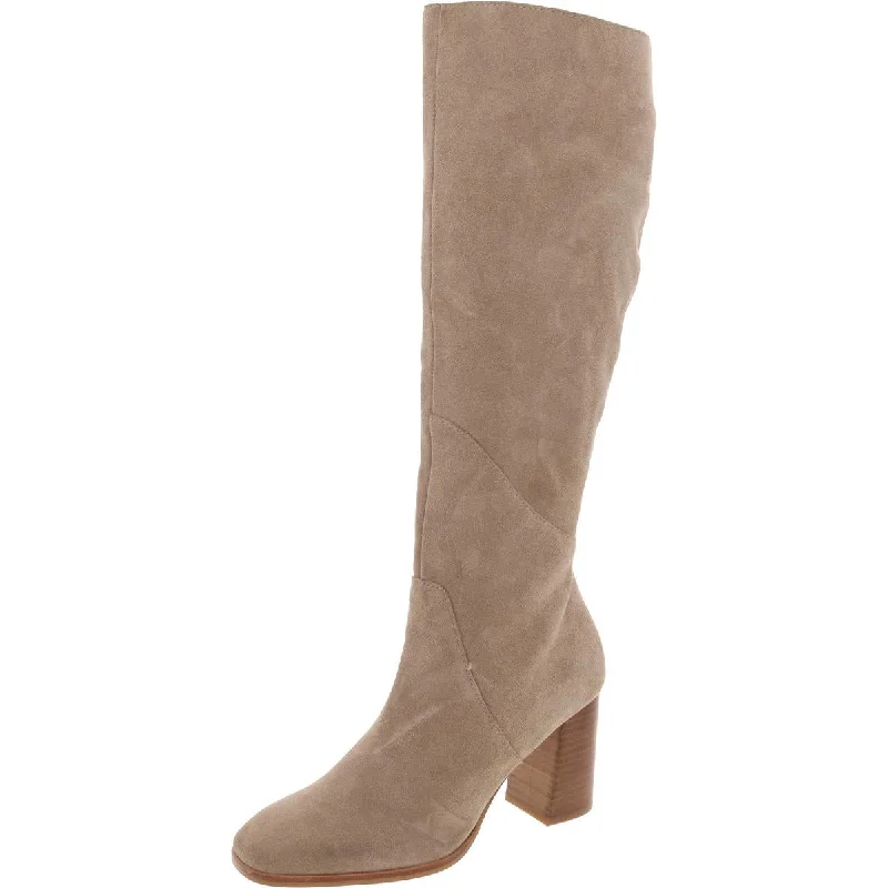 Dolce Vita Womens Suede Solid Knee-High Boots