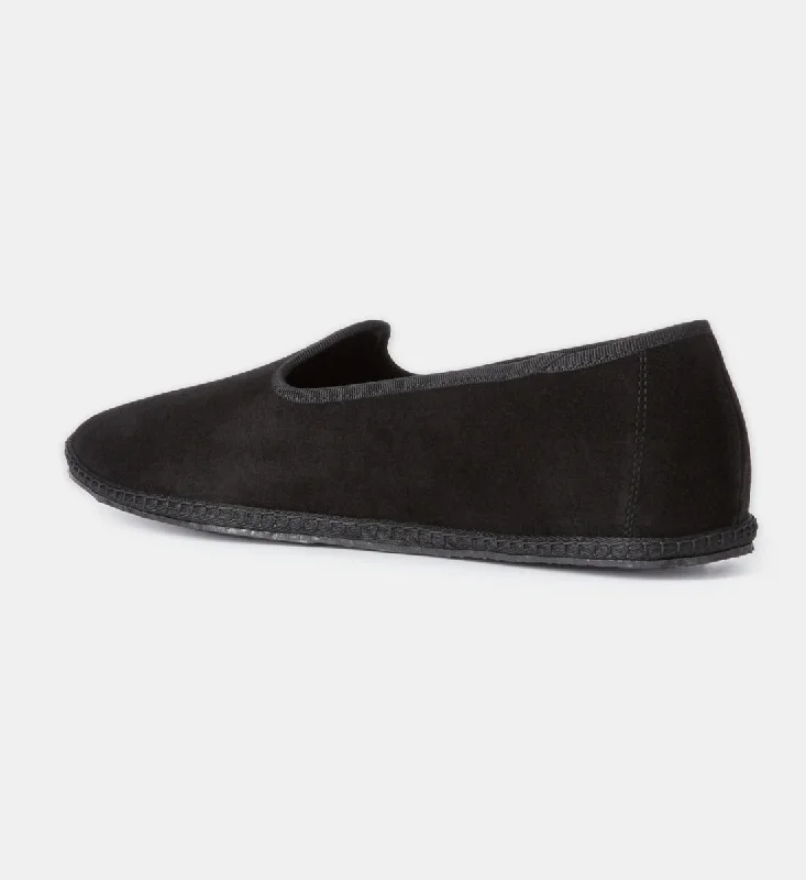 Leather Slippers | Women | Black