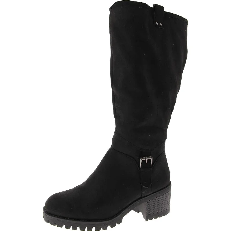 Bella Vita Womens Zip Up Slip On Knee-High Boots