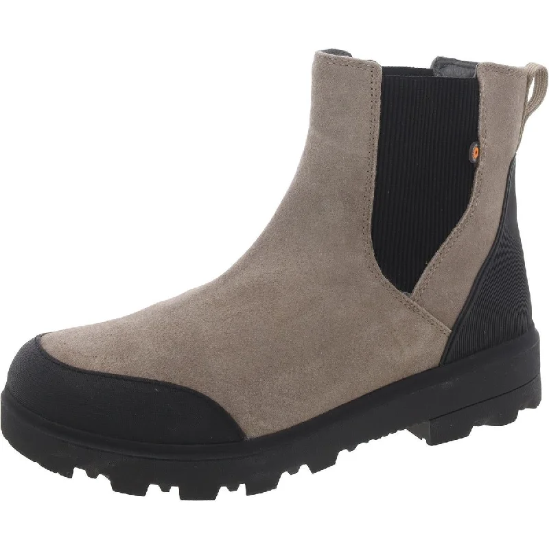 Bogs Womens Holly Suede Hiking Chelsea Boots