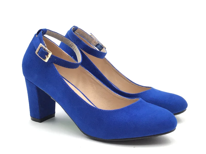 Shoes Heels Block By Clothes Mentor In Blue, Size: 9