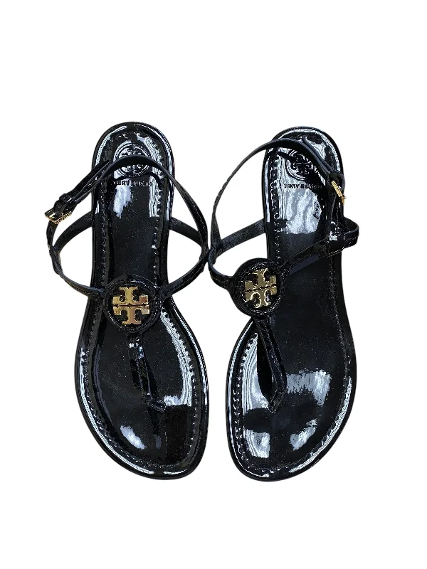 Sandals Designer By Tory Burch In Black, Size: 9